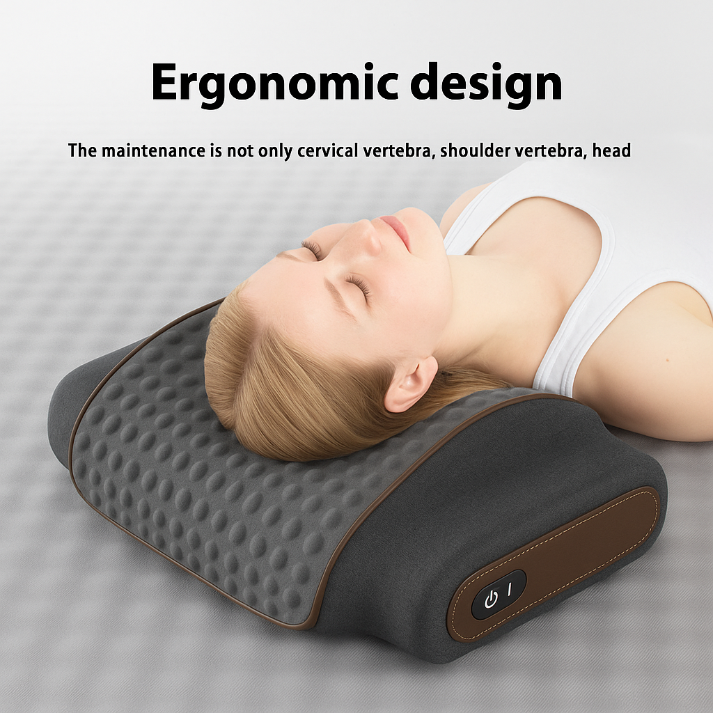 Airbag Neck Massage hot compress Pillow