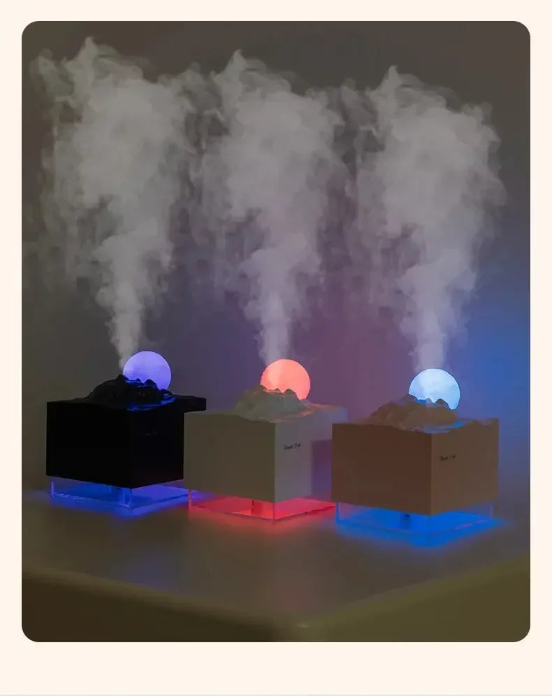 Diffuser Cool Mist Humidifier with LED Moon Lamp