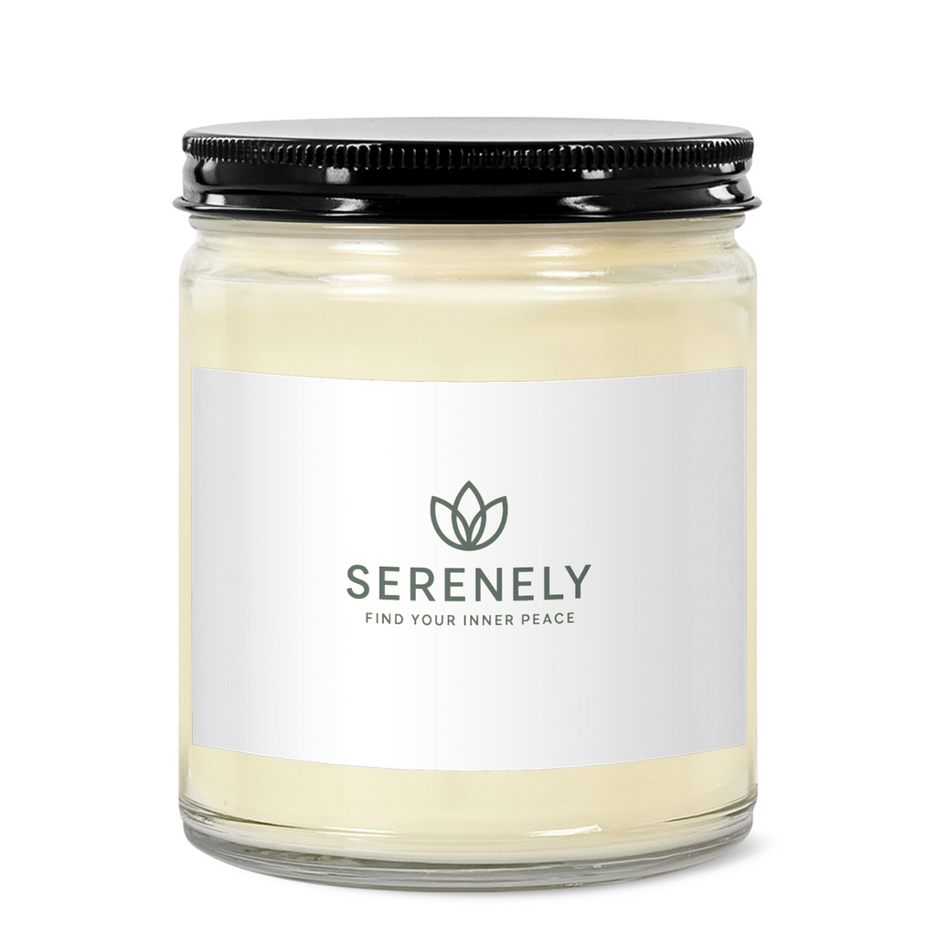 Serenely  Candle – 9oz Clear Glass Jar