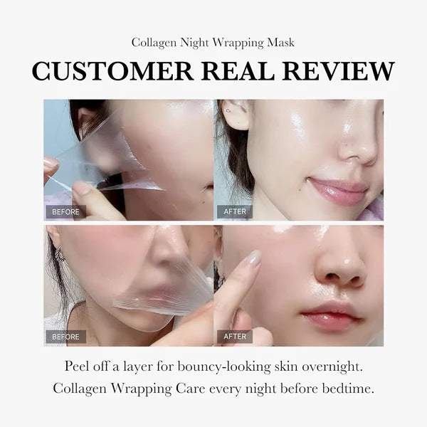 Face Night Mask Collagen Wrapping Mask Natural Ingredient