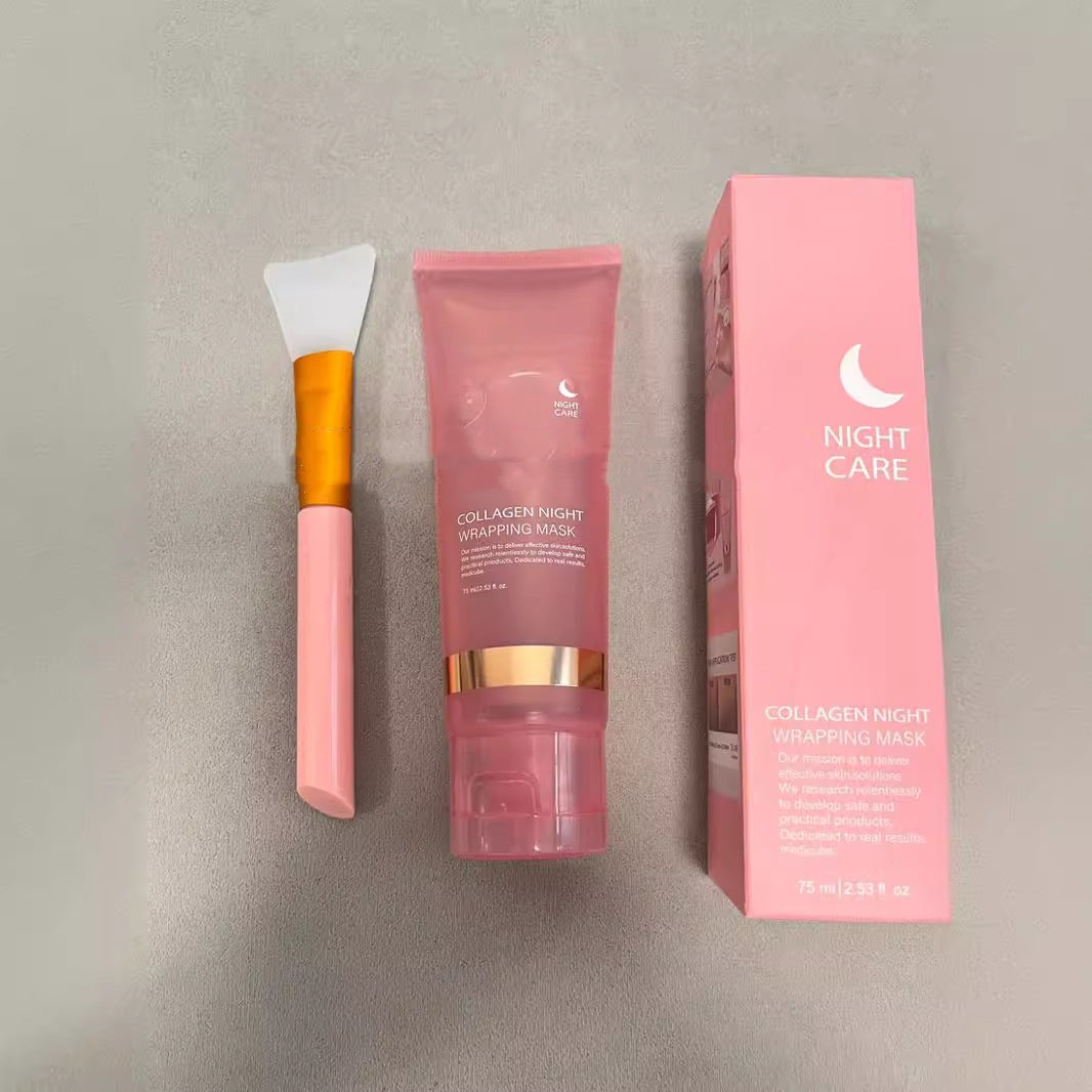 Face Night Mask Collagen Wrapping Mask Natural Ingredient