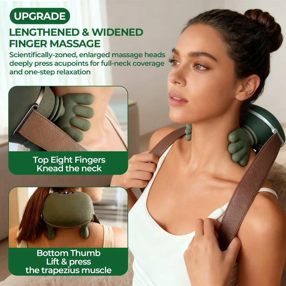 Bionic Finger Neck Shoulder Massager Wireless