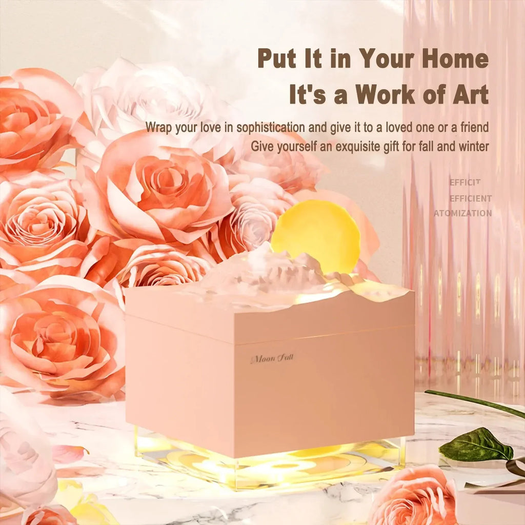 Diffuser with LED Moon Lamp