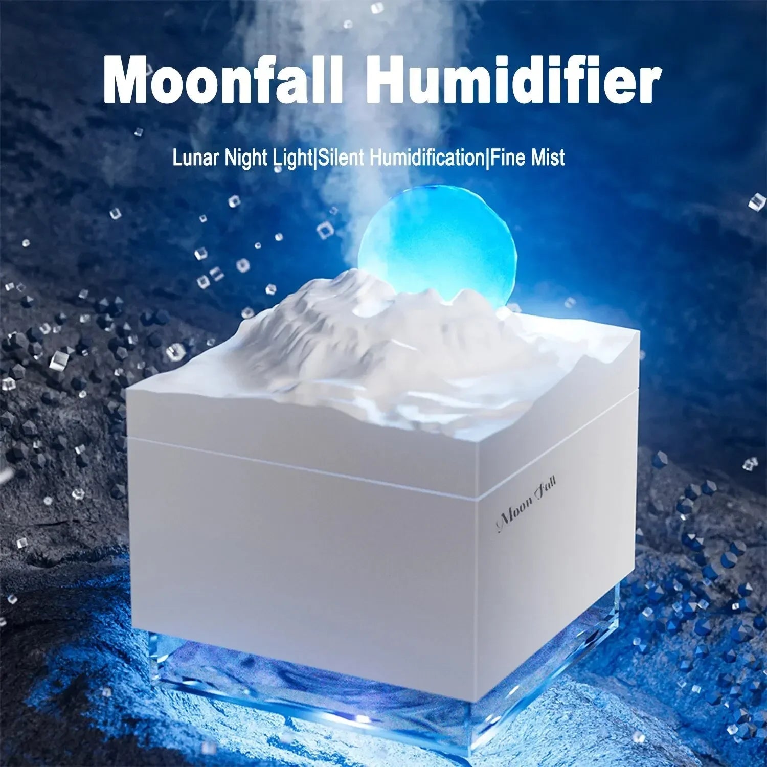 Diffuser with LED Moon Lamp