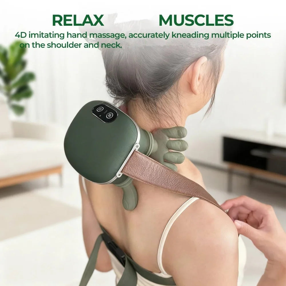 Bionic Finger Neck Shoulder Massager Wireless