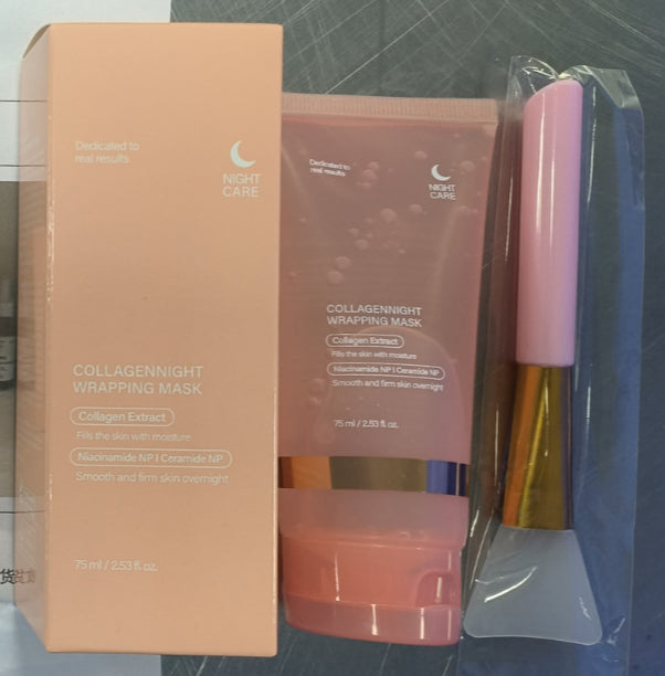 Face Night Mask Collagen Wrapping Mask Natural Ingredient